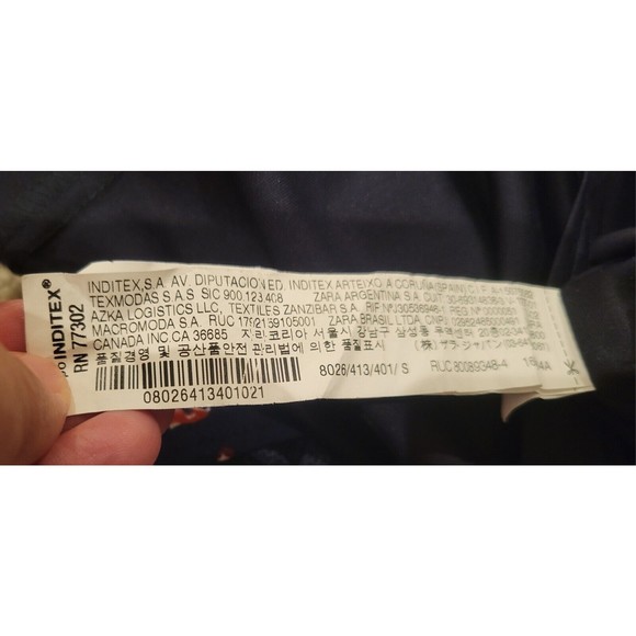 Zara Trafaluc Yoga Pose novelty print Long Sleeve Mini Dress Small - Picture 6 of 8